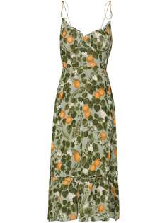 Reformation платье миди Embry на бретелях