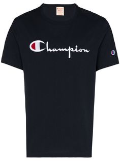 Champion футболка с вышитым логотипом