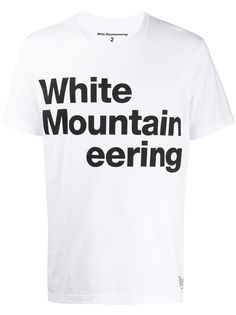 White Mountaineering футболка с короткими рукавами и логотипом