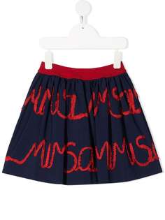 Mi Mi Sol юбка с вышитым логотипом