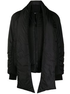 MSGM пуховик с шарфом