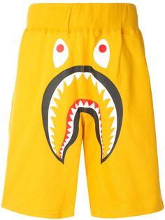 A BATHING APE® широкие спортивные шорты Shark Bape