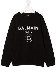 Balmain Kids футболка с логотипом