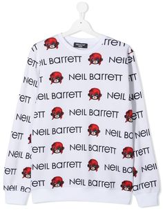 Neil Barrett Kids худи с логотипом