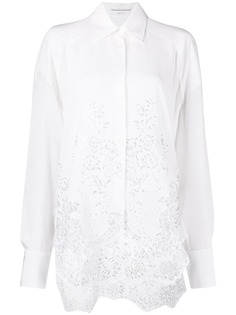 Ermanno Scervino рубашка на пуговицах с цветочным кружевом