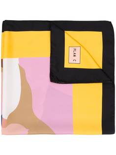 Plan C платок с графичным принтом