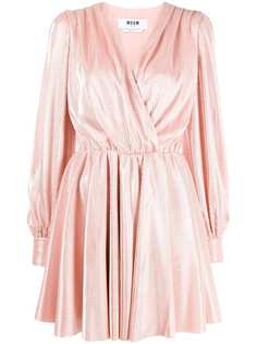 MSGM платье с запахом