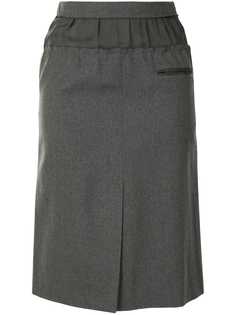 Louis Vuitton юбка прямого кроя с эластичным поясом