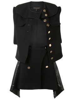 Louis Vuitton костюм из жилета и юбки