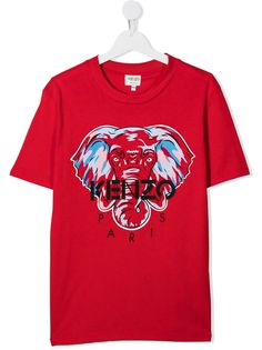 Kenzo Kids футболка Elephant с логотипом