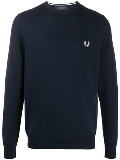 FRED PERRY толстовка с вышитым логотипом