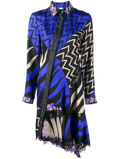 Emilio Pucci платье-рубашка Lupa с принтом
