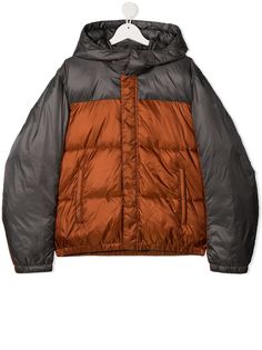 Emporio Armani Kids пуховик с капюшоном