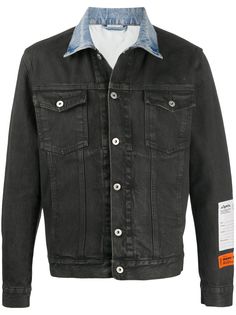 Heron Preston джинсовая куртка с контрастным воротником