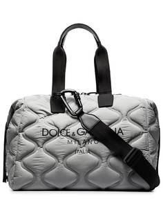 Dolce & Gabbana стеганая спортивная сумка с логотипом