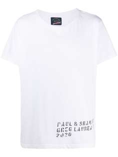 Greg Lauren X Paul & Shark футболка с графичным принтом и круглым вырезом