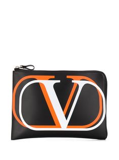 Valentino Garavani клатч с логотипом VLogo