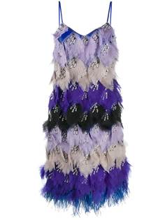 Emilio Pucci платье с перьями из коллаборации с Koché