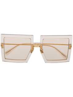 Jacquemus массивные солнцезащитные очки Les Lunettes Carrées