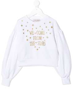 Alberta Ferretti Kids джемпер с круглым вырезом и принтом