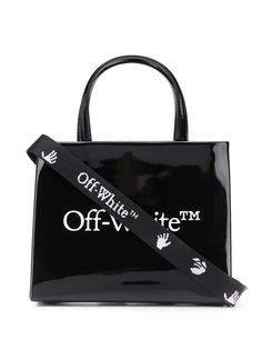 Off-White маленькая сумка-тоут с логотипом