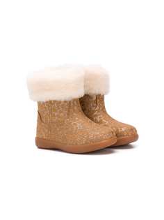 UGG Kids ботинки с леопардовым принтом