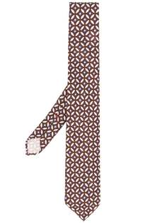 Delloglio галстук с абстрактным принтом Dell'oglio