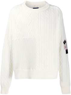 Greg Lauren X Paul & Shark джемпер фактурной вязки