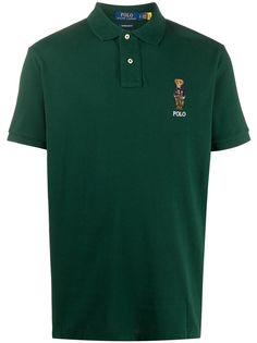 Polo Ralph Lauren рубашка поло Preppy Bear с вышивкой