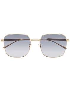 Bottega Veneta Eyewear солнцезащитные очки в квадратной оправе