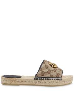 Gucci сандалии с узором GG Supreme