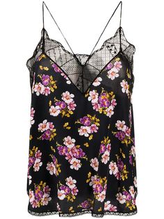 Zadig&Voltaire блузка с цветочным принтом
