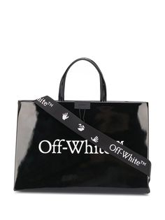 Off-White сумка-тоут с логотипом