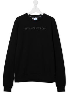 North Sails Kids толстовка с графичным принтом и круглым вырезом