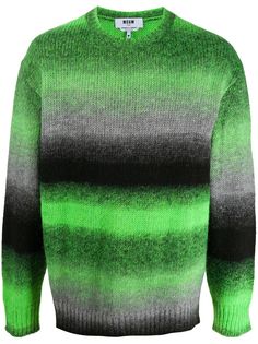 MSGM джемпер в горизонтальную полоску