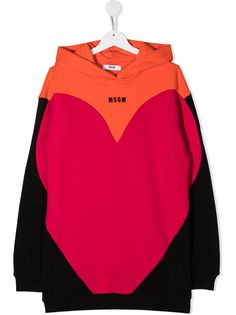 Msgm Kids толстовка в стиле колор-блок