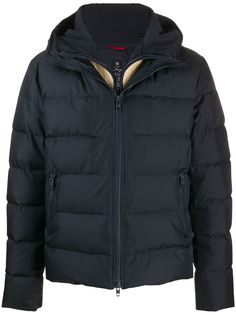 Fay пуховик с капюшоном