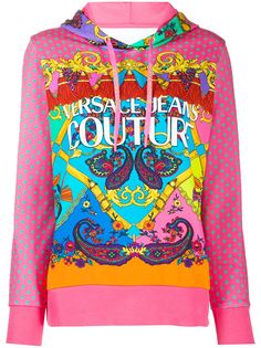 Versace Jeans Couture худи с длинными рукавами и принтом Baroque
