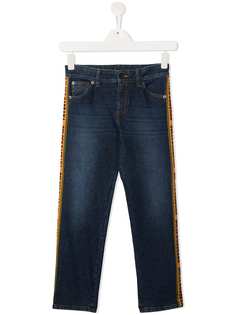 Dolce & Gabbana Kids джинсы скинни с логотипами на лампасах