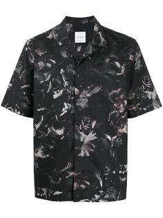 Paul Smith рубашка с короткими рукавами и цветочным принтом
