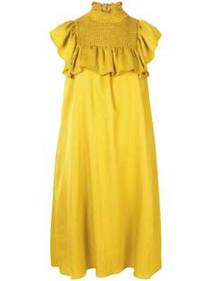 Baum Und Pferdgarten платье миди Aelaney с оборками