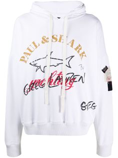 Greg Lauren X Paul & Shark толстовка с капюшоном и логотипом
