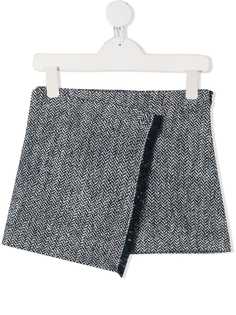 Il Gufo мини-юбка с узором в елочку