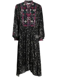 Isabel Marant Étoile платье-рубашка с вышивкой