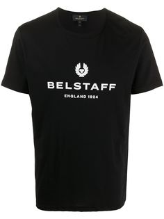 Belstaff футболка 1942 Pine с логотипом