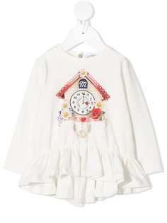 Monnalisa топ Cuckoo Clock с баской