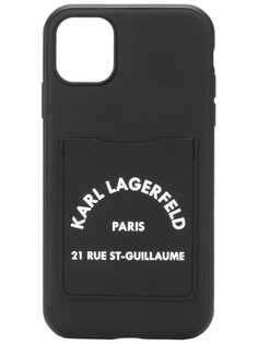 Karl Lagerfeld чехол для iPhone 11 с отделениями для карт