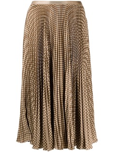Polo Ralph Lauren плиссированная юбка миди в ломаную клетку