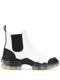 Moncler ботинки со вставками