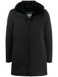 Herno короткое пальто с капюшоном